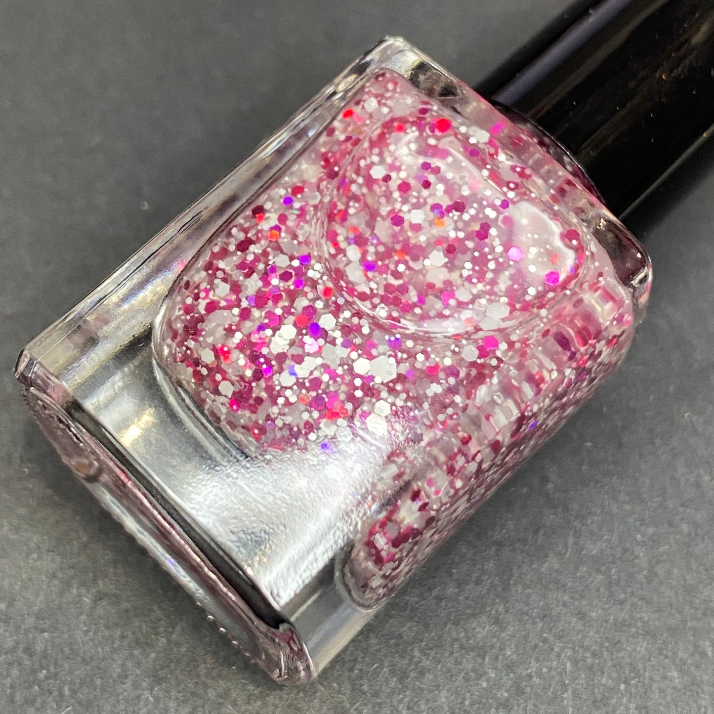 Raspberry Twist (Glitter Topper)