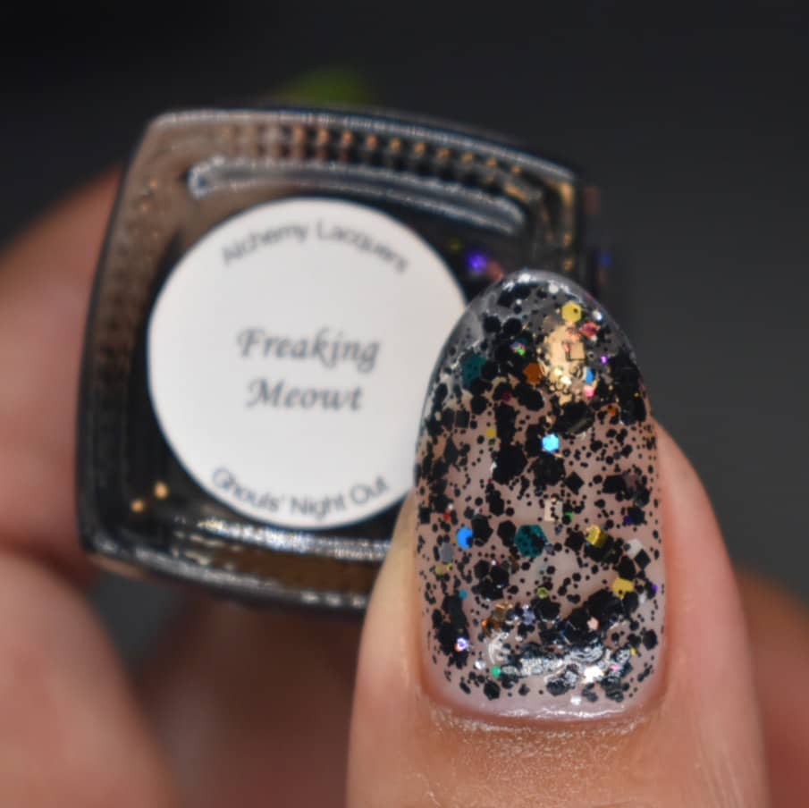 Freaking Meowt (Glitter Topper)