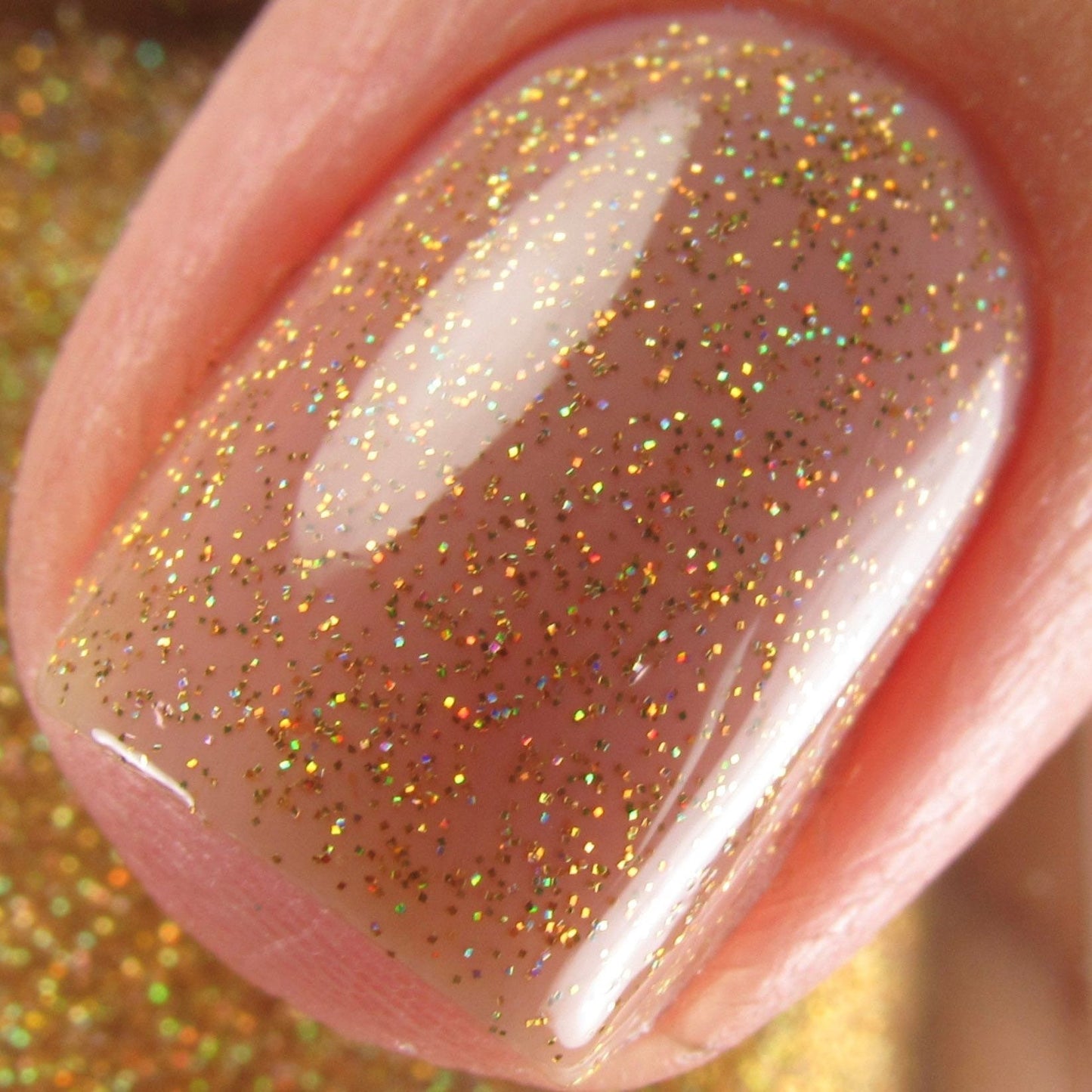 Gold Kaleidoscope (Glitter Topper)