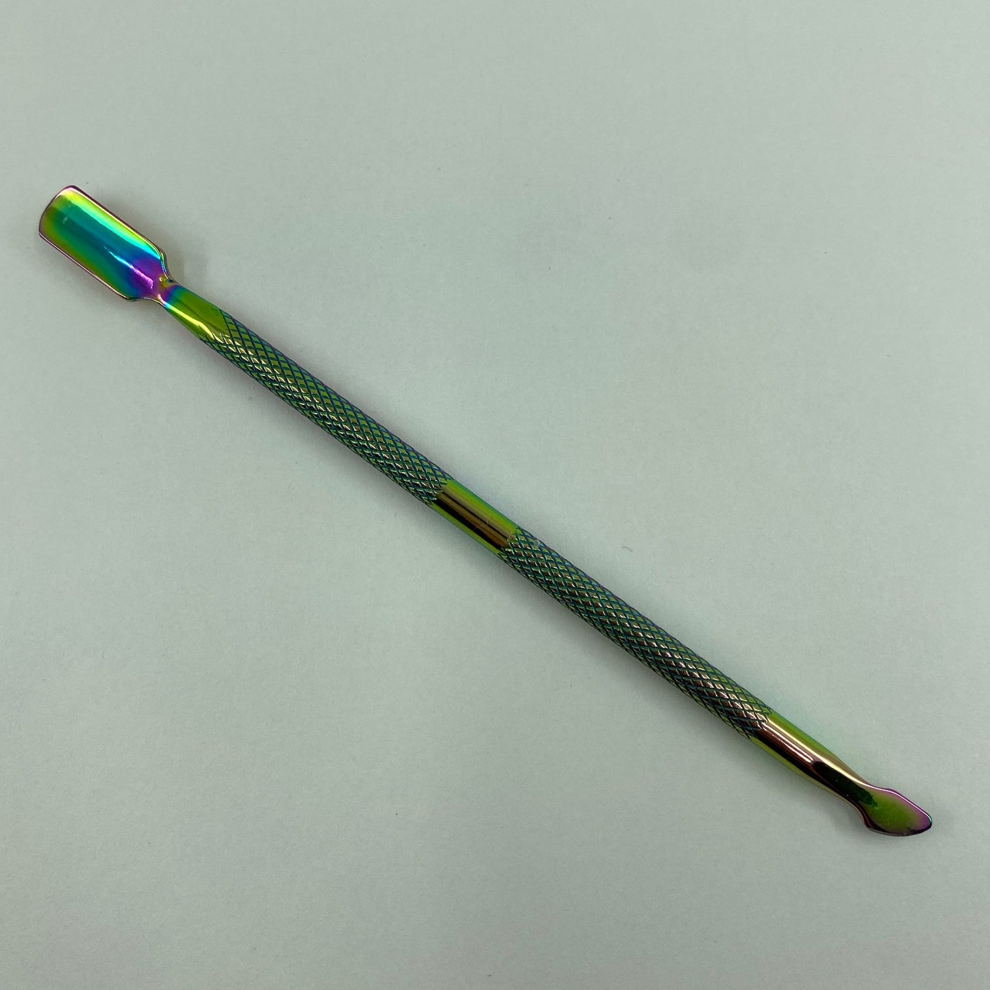 Rainbow Metallic Cuticle Pusher