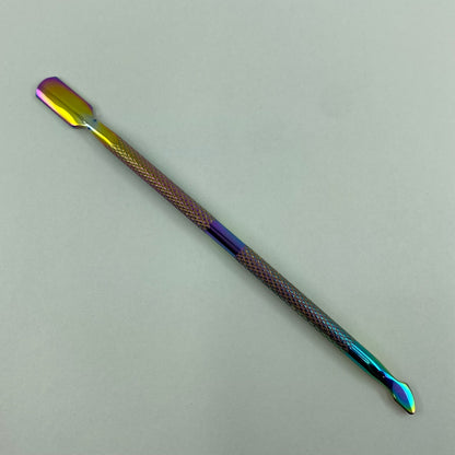 Rainbow Metallic Cuticle Pusher